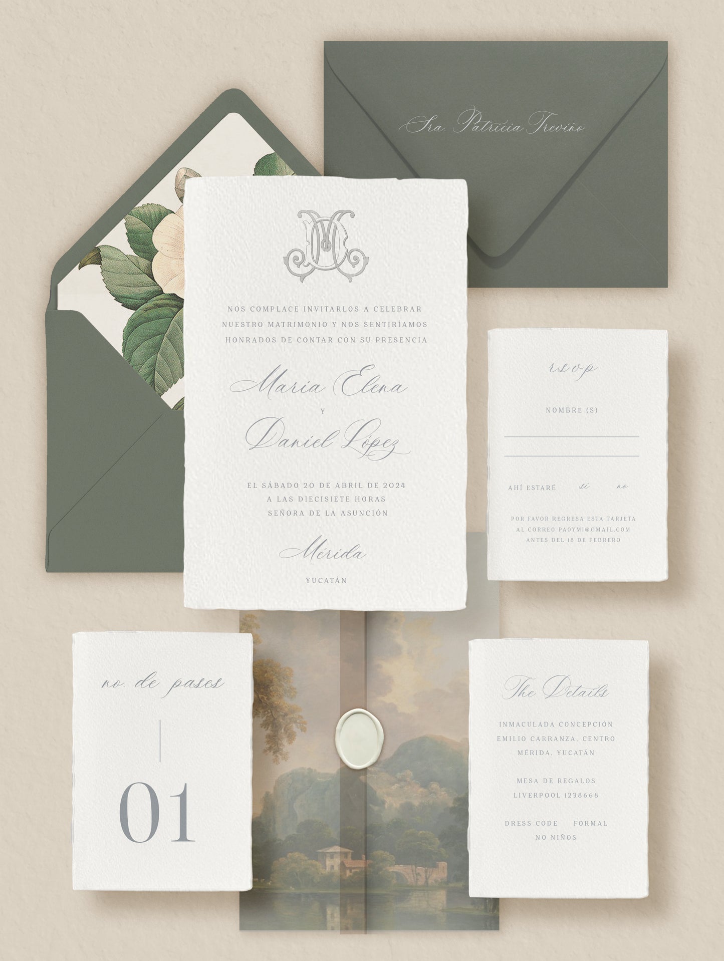 Invitación digital - The Bloom Suite