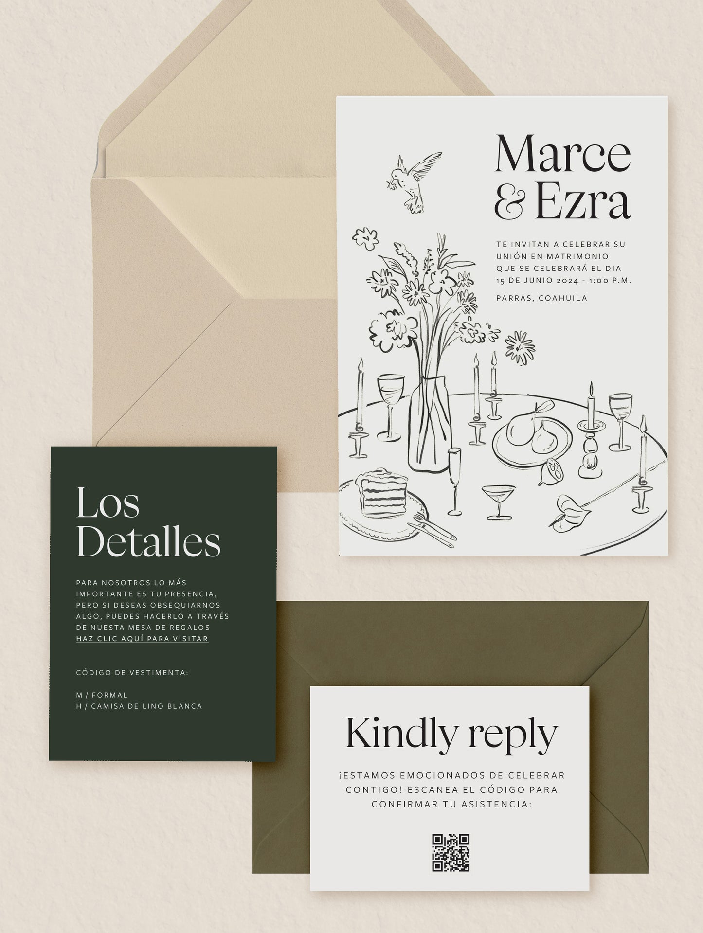 Invitación digital - The Emma Suite