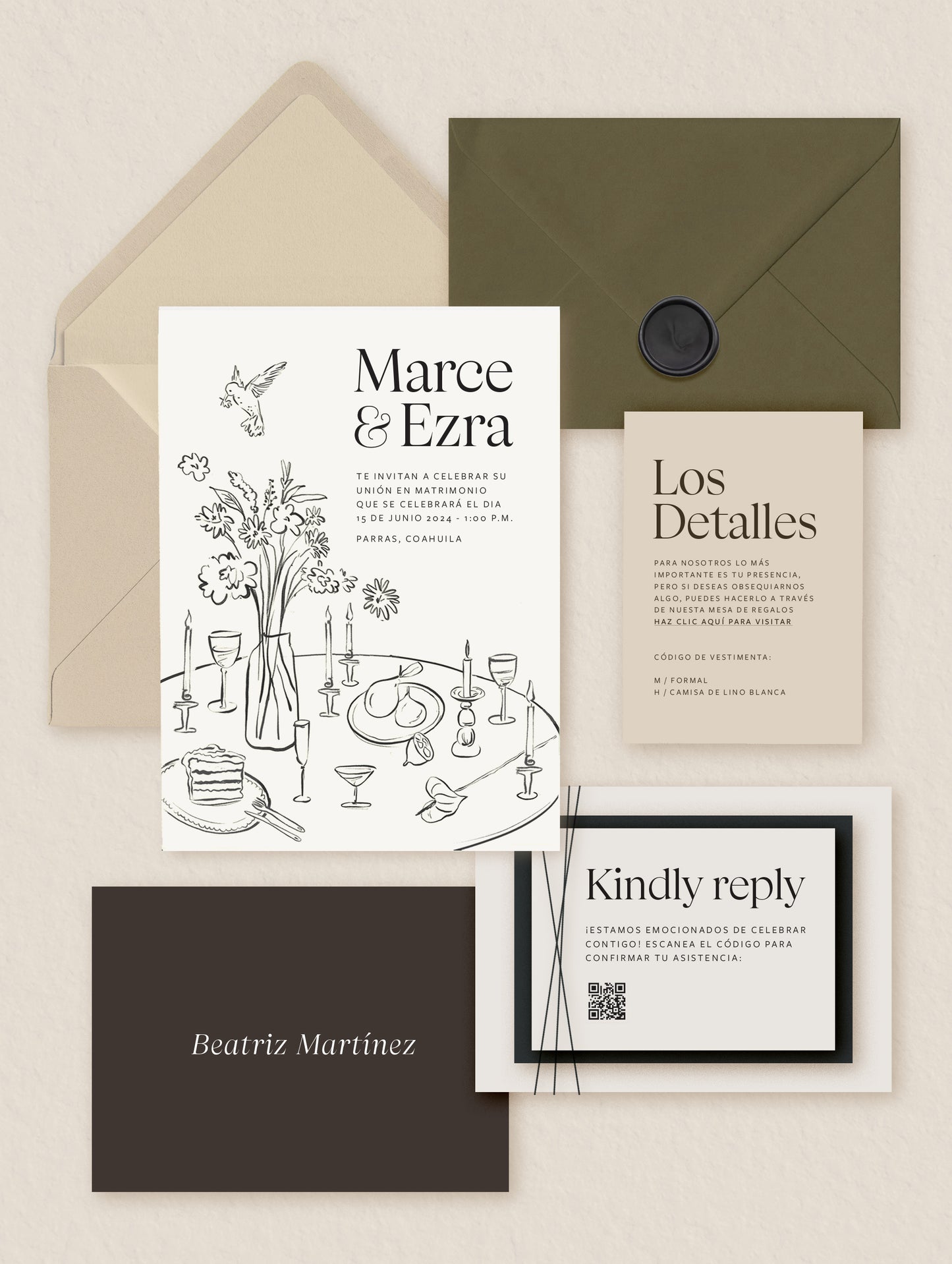 Invitación digital - The Emma Suite