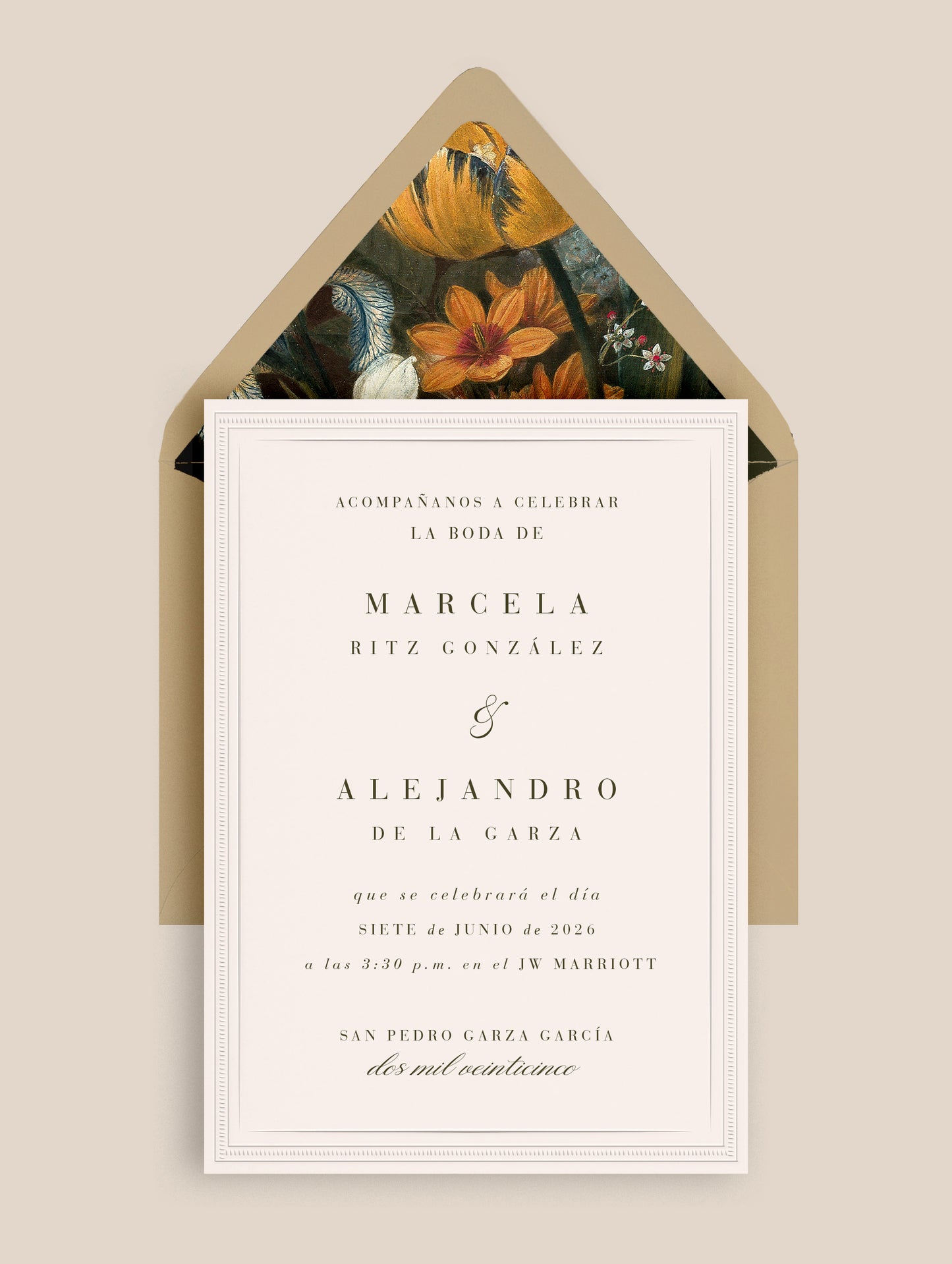 Invitación digital - The Hazel Suite