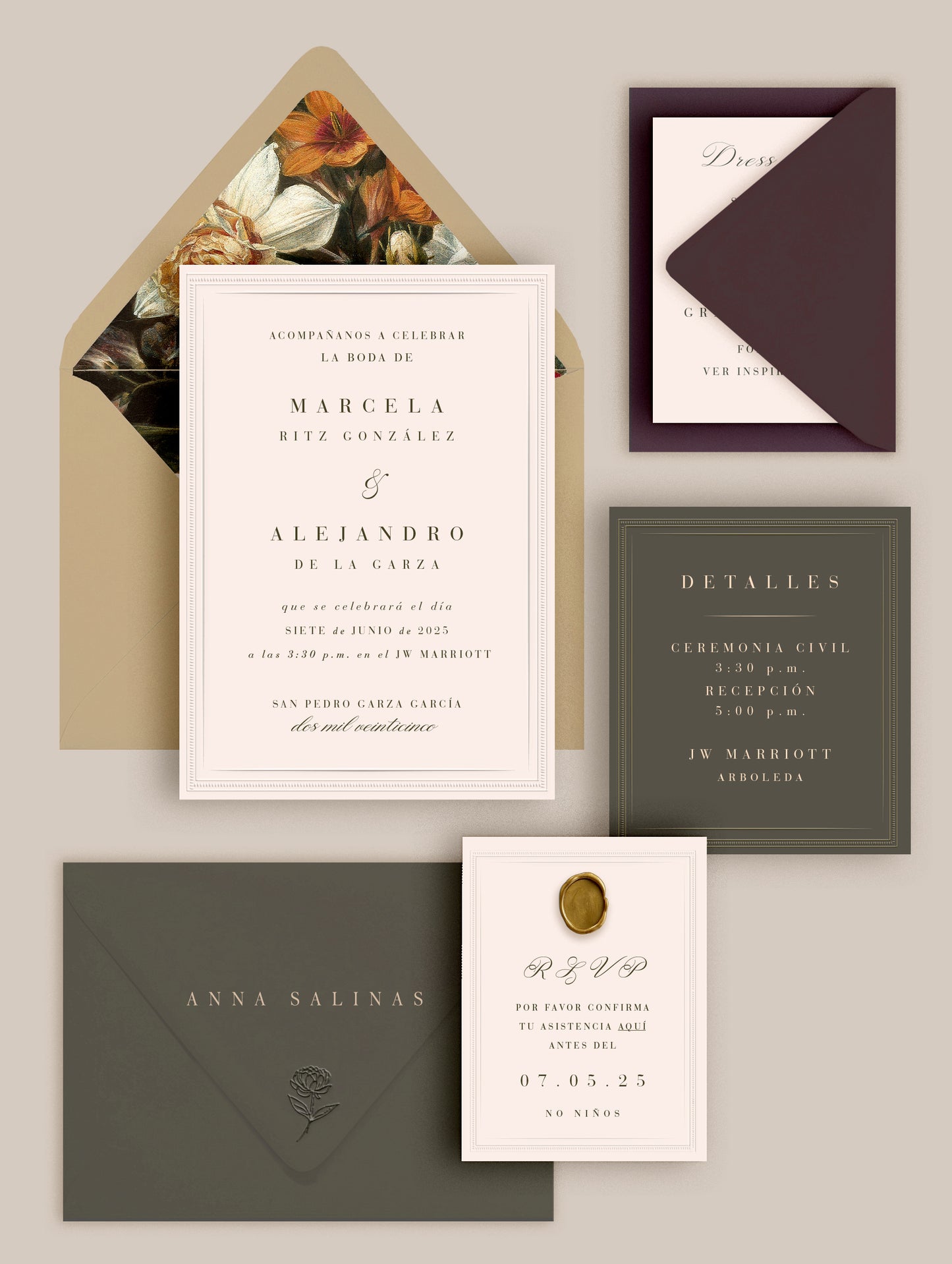 Invitación digital - The Hazel Suite