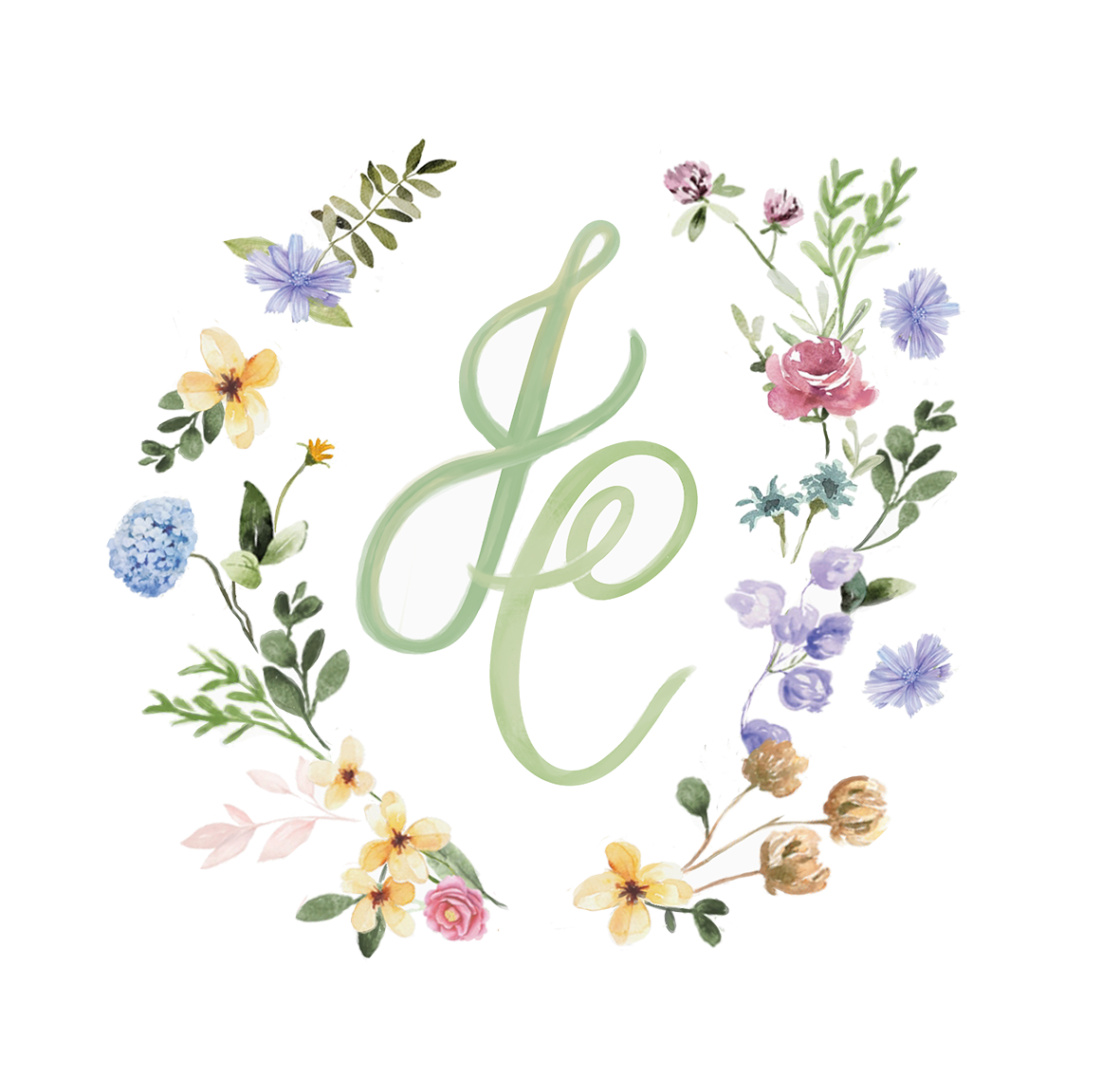 Monograma Floral Personalizado