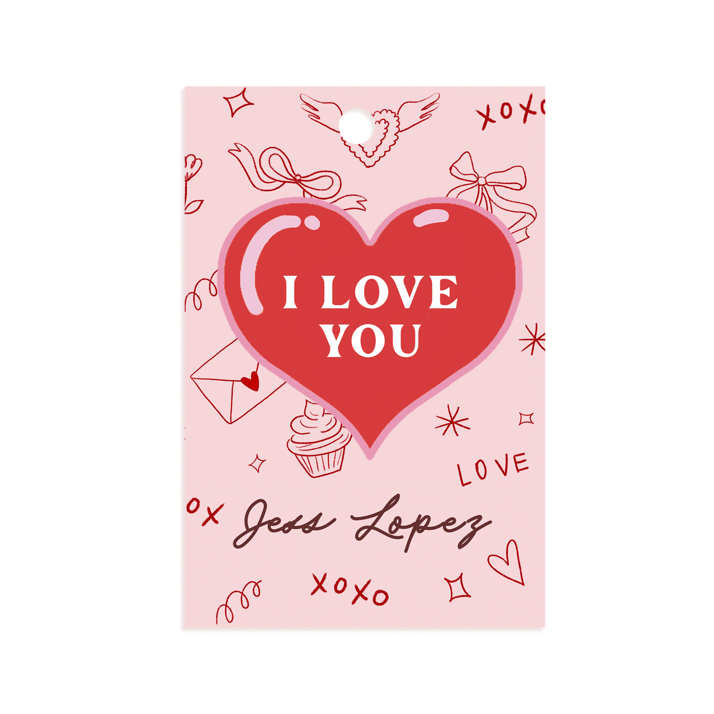 I LOVE YOU - Tag San Valentín