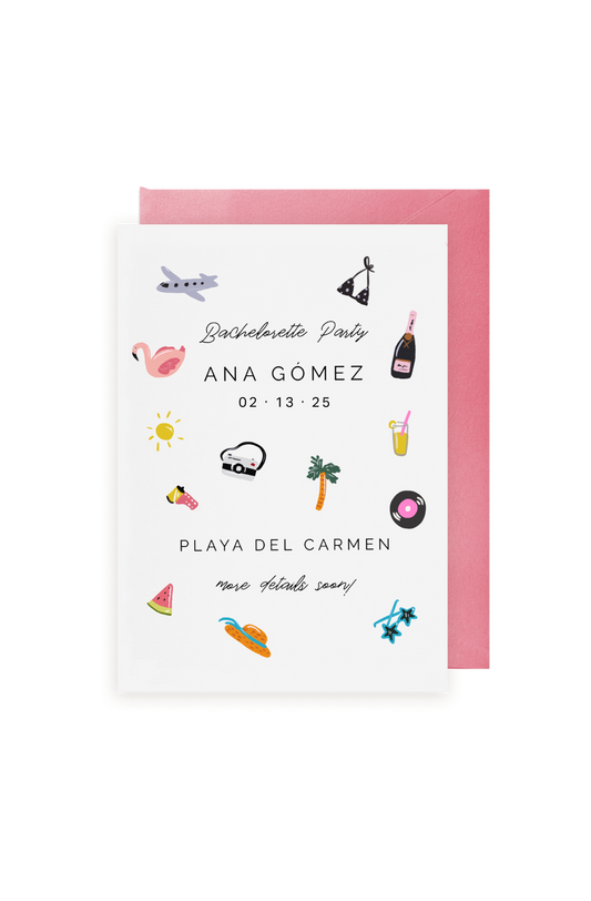 Invitación - Bachelorrette Party