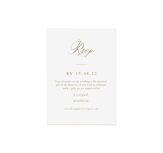 The Sandra Suite - RSVP Card impresa