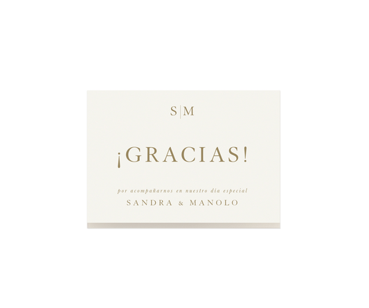 The Sandra Suite - Tarjeta de agradecimiento