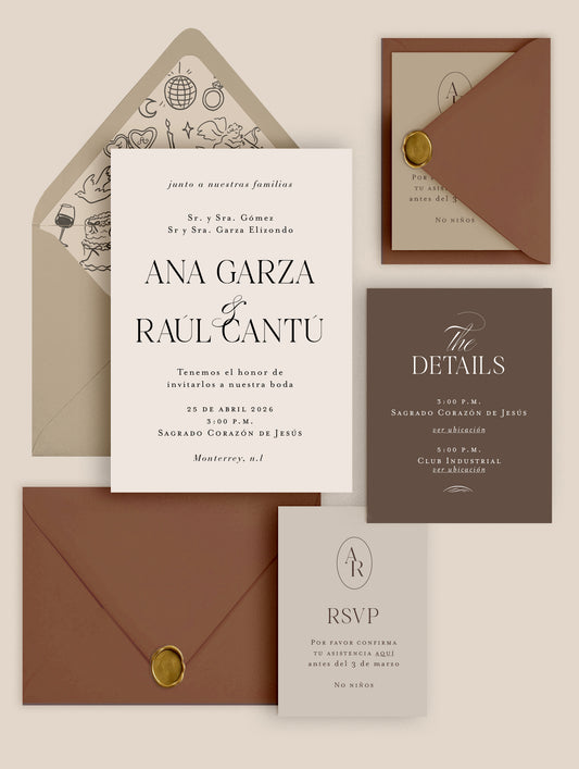 Invitación digital - The Golden Hour Suite